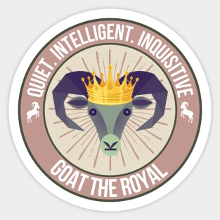 Goat The Royal Sticker